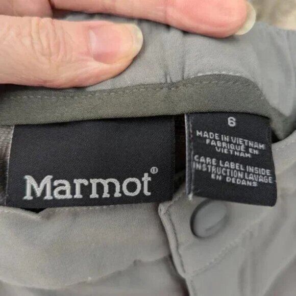 Marmot Women's Grey Hiking Pants Size 6 - Picture 3 of 4